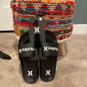 Hurley slides, size 8